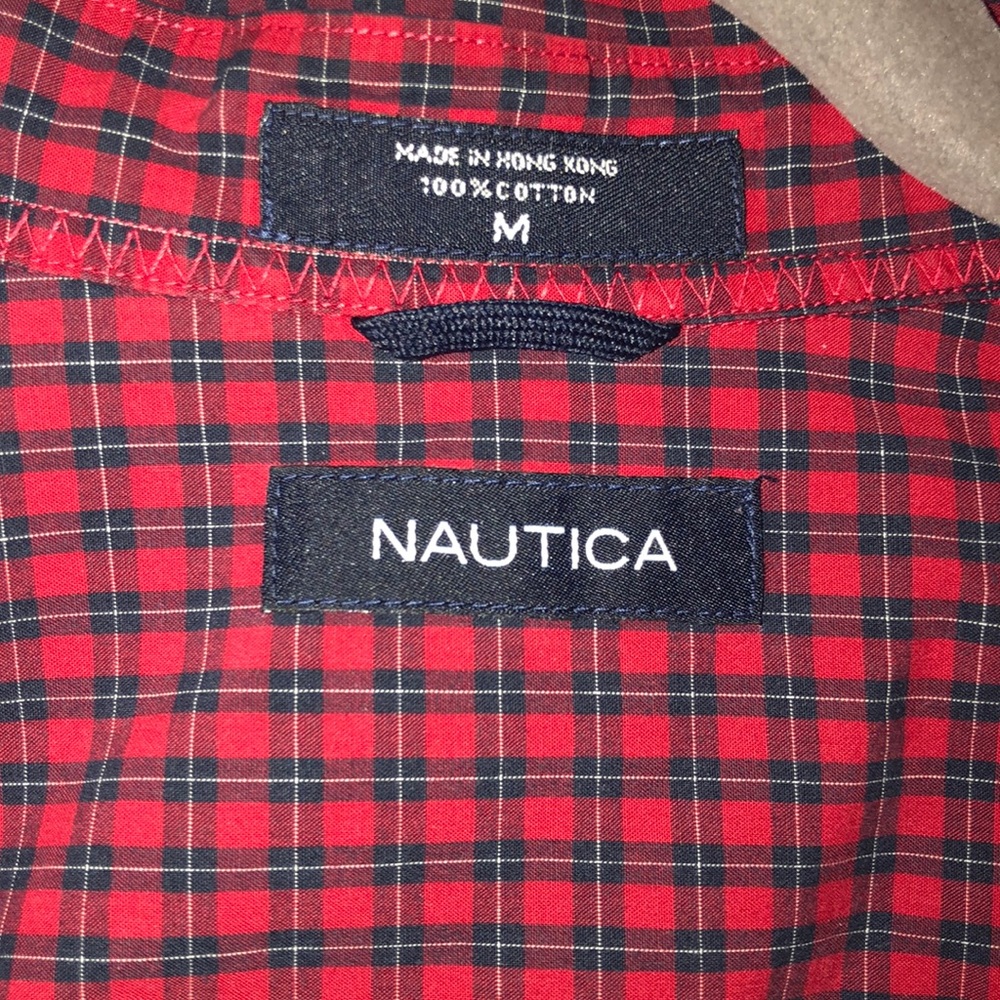 Nautica Red Plaid shirt